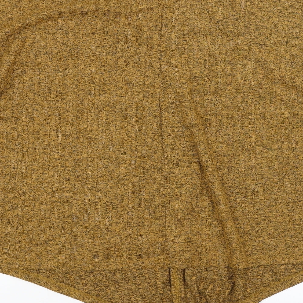 Papaya Womens Orange Basic Blouse Size 14