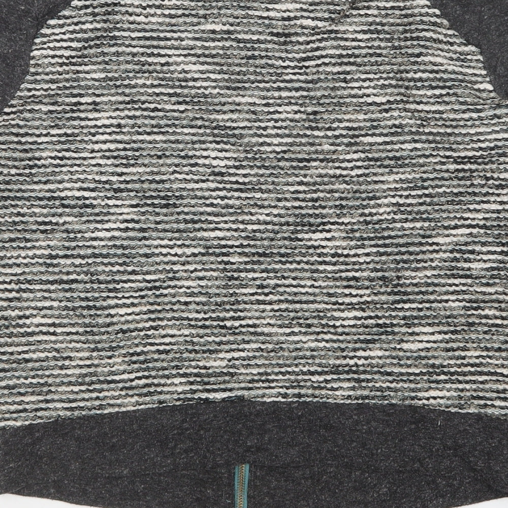 Lucky Brand Womens Grey Full Zip Sweatshirt Size S