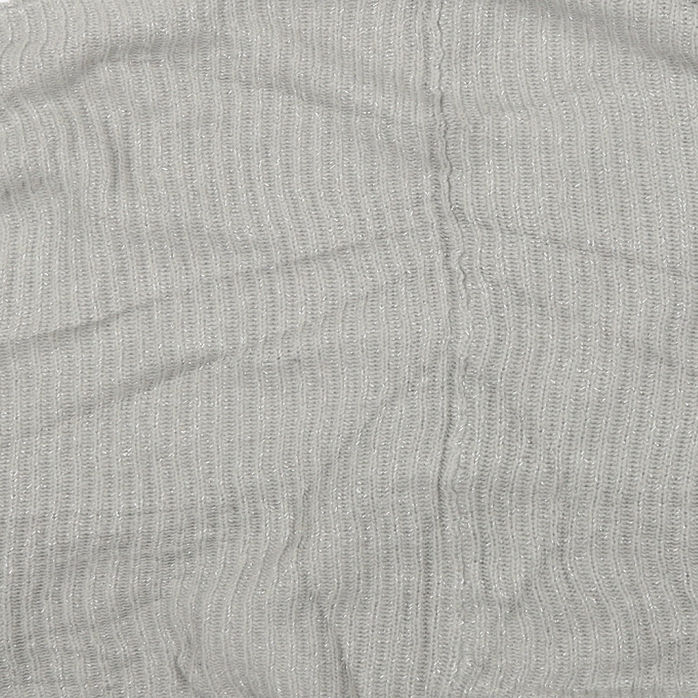 Pep&Co Womens Grey Wrap Jumper Size 14