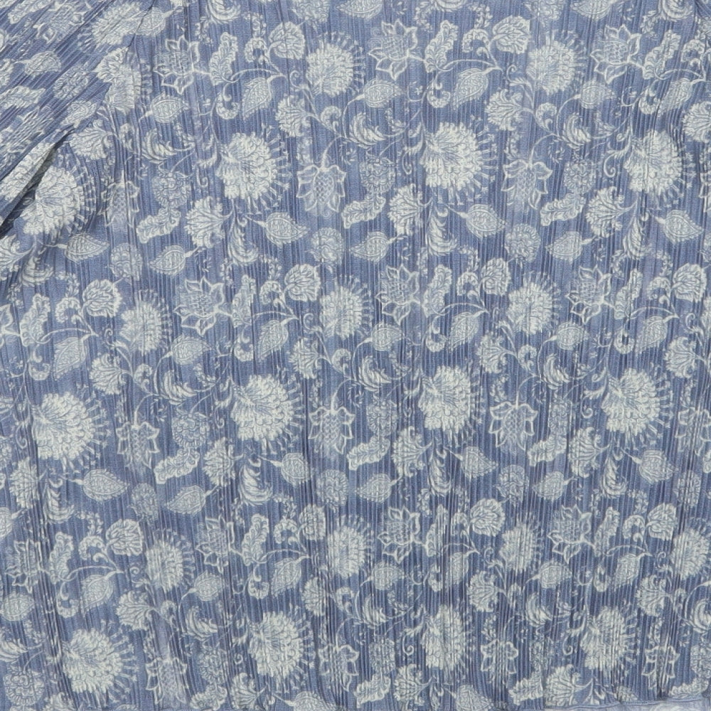M&S Womens Multicoloured Floral Basic Blouse Size 8