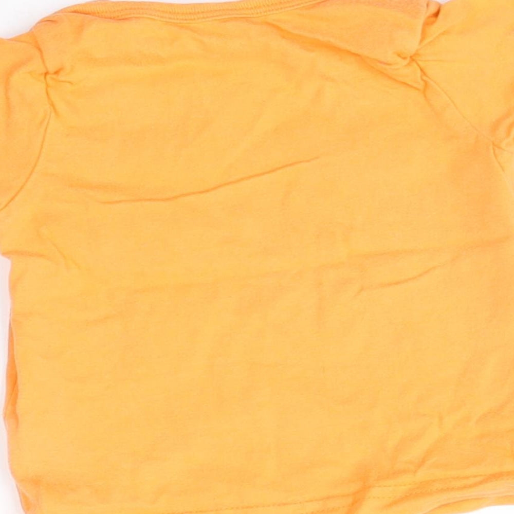 Nutmeg Baby Orange Basic T-Shirt Size 0-3 Months - catch me if you can