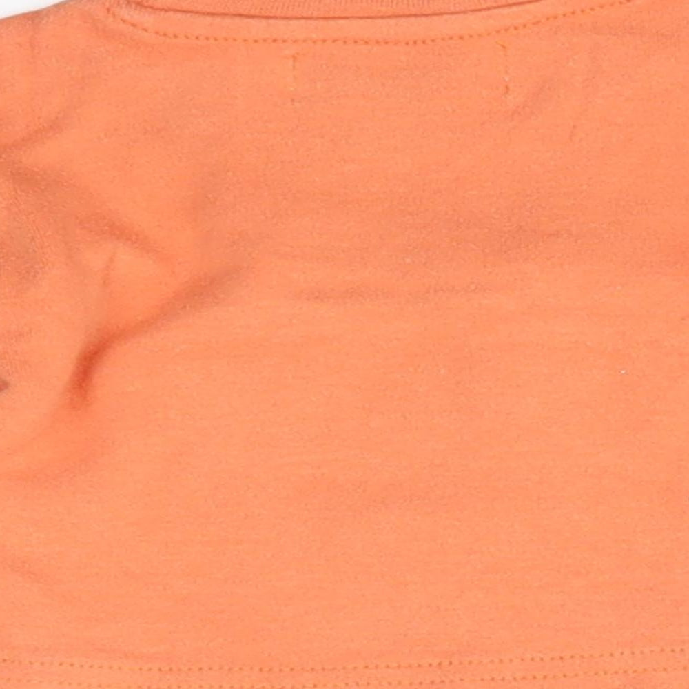 early days Baby Orange Basic T-Shirt Size 0-3 Months - choo choo