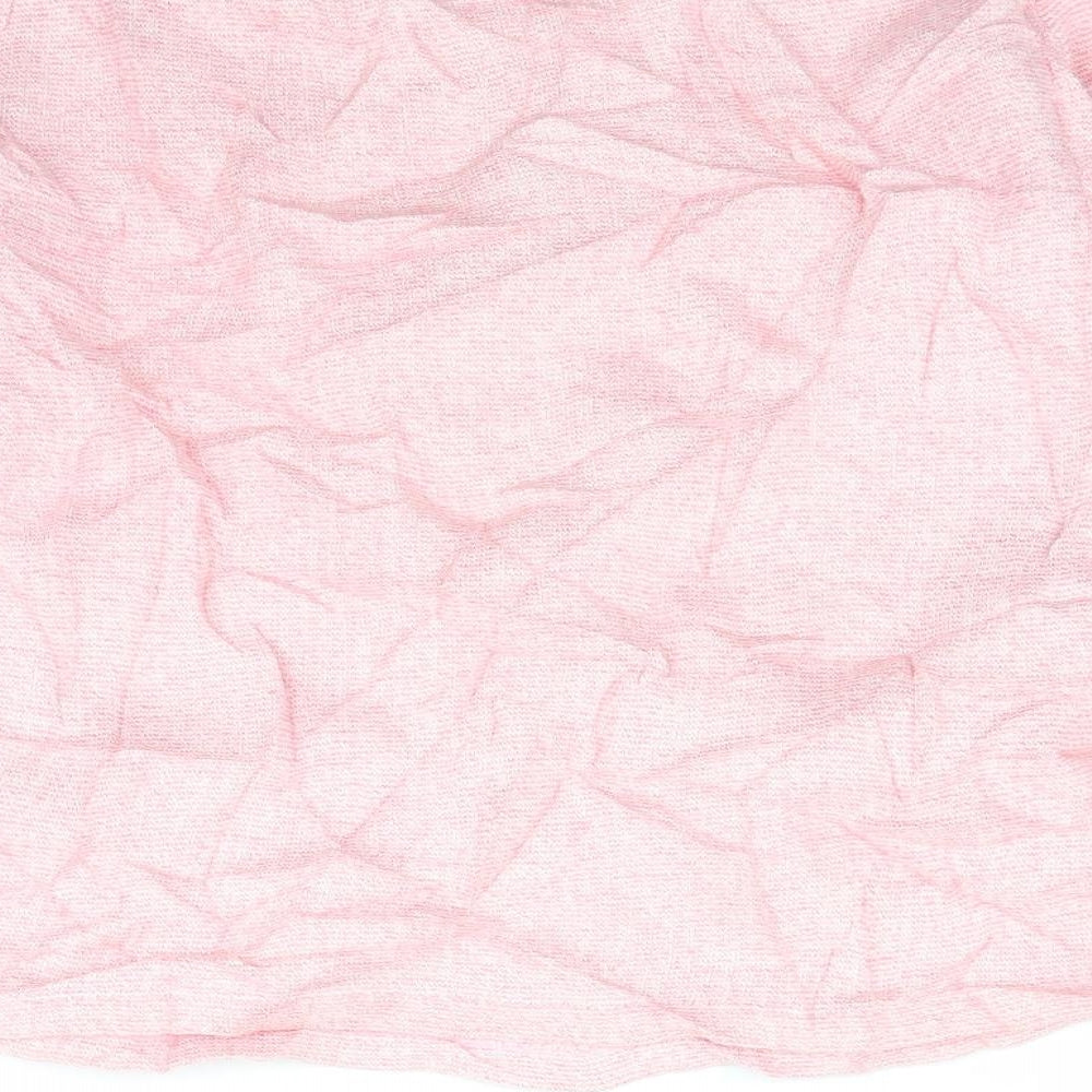 Kingkow Girls Pink Floral Woven Basic T-Shirt Size 12 Years - Party