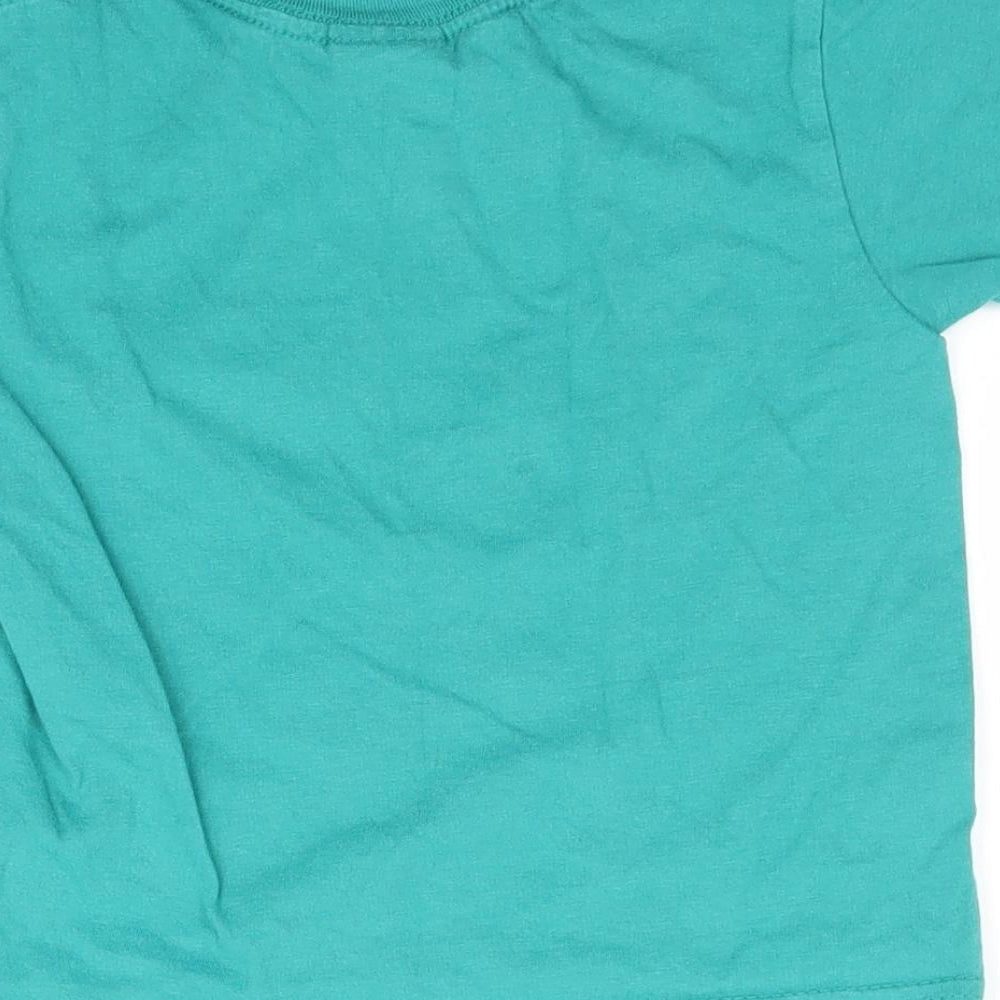 Russell Baby Green Basic T-Shirt Size 12-18 Months
