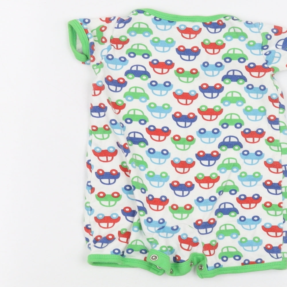 Mini Club Baby White Babygrow One-Piece Size 3-6 Months