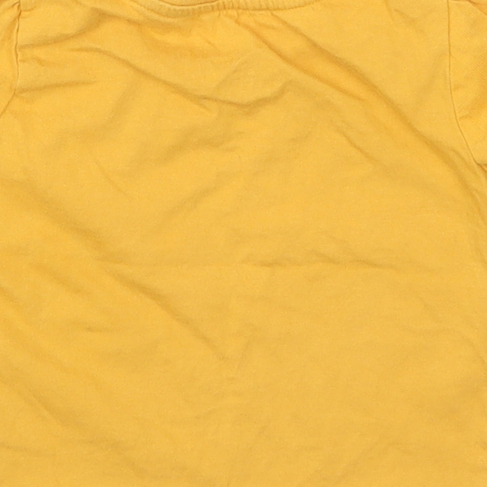 Primark Girls Yellow Basic T-Shirt Size 12-18 Months - Mummy and Me Zebra