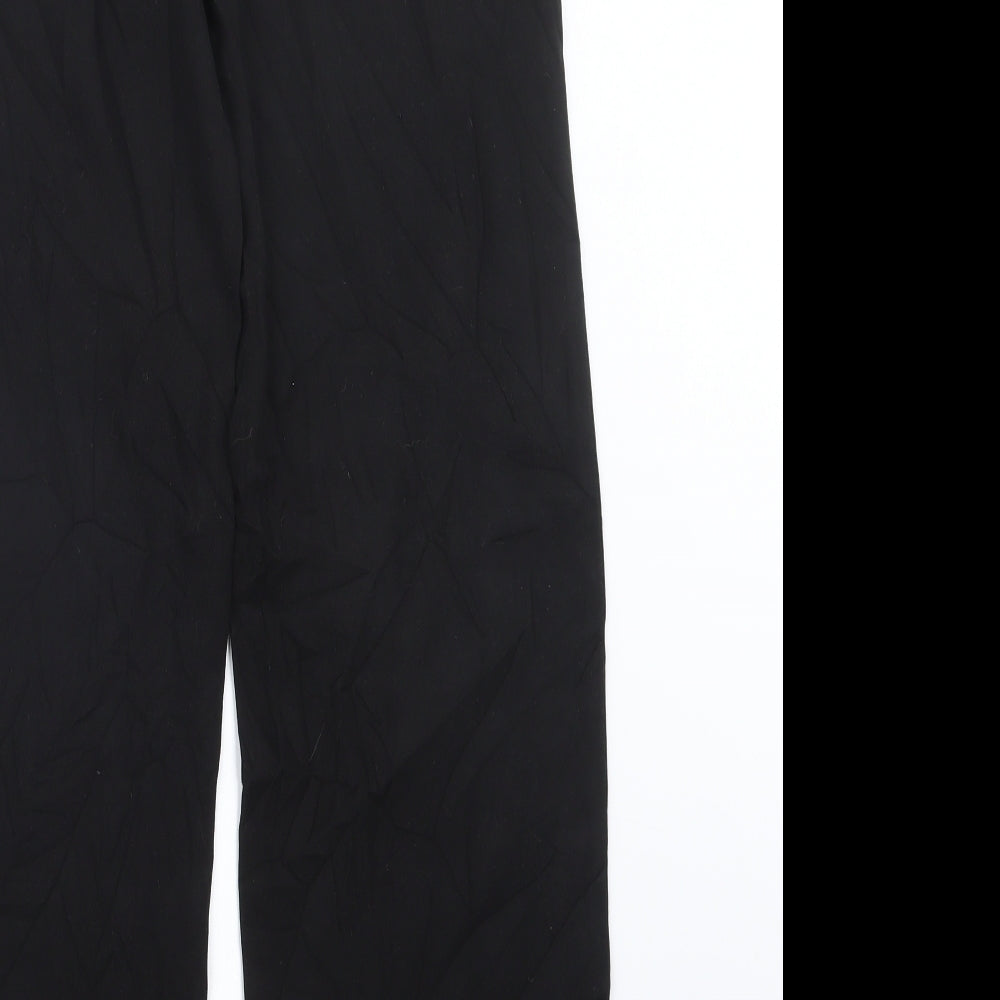 Next Womens Black Trousers Size 8 L29 in