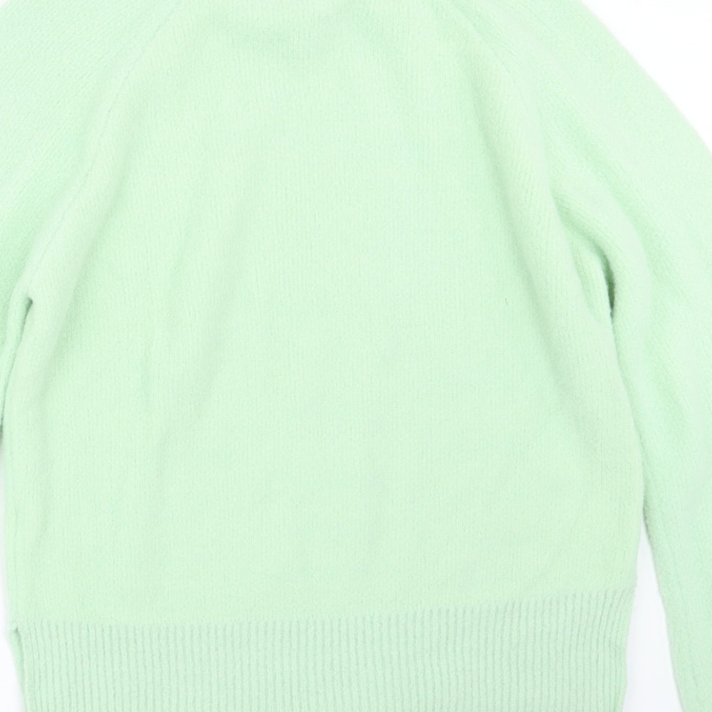 Preworn Womens Green Knit Pullover Jumper Size M