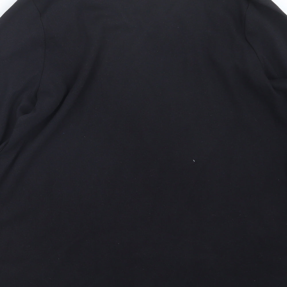 Quacker Factory Womens Black Pullover Jumper Size M