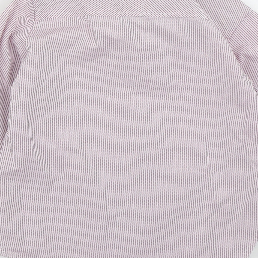 Baker Boys Red Striped Basic Button-Up Size 6 Years