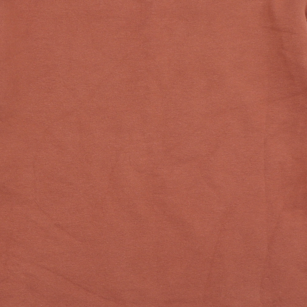 Topshop Womens Brown Pullover Sweatshirt Size 8