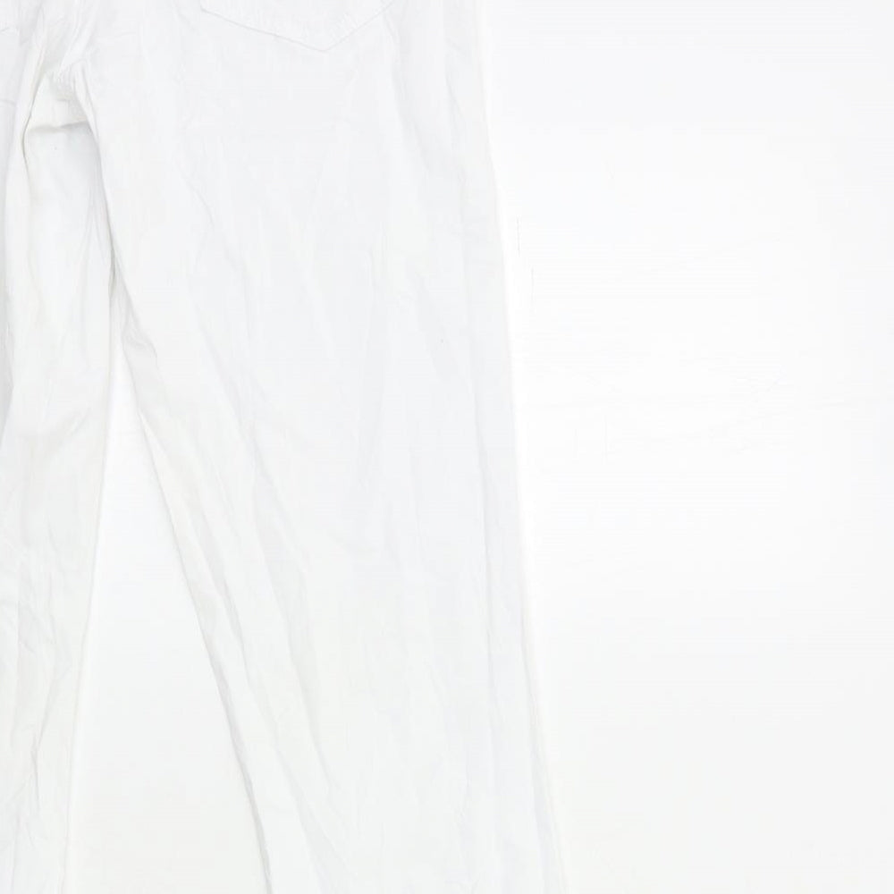 Preworn Womens White Cargo Trousers Size S L31 in