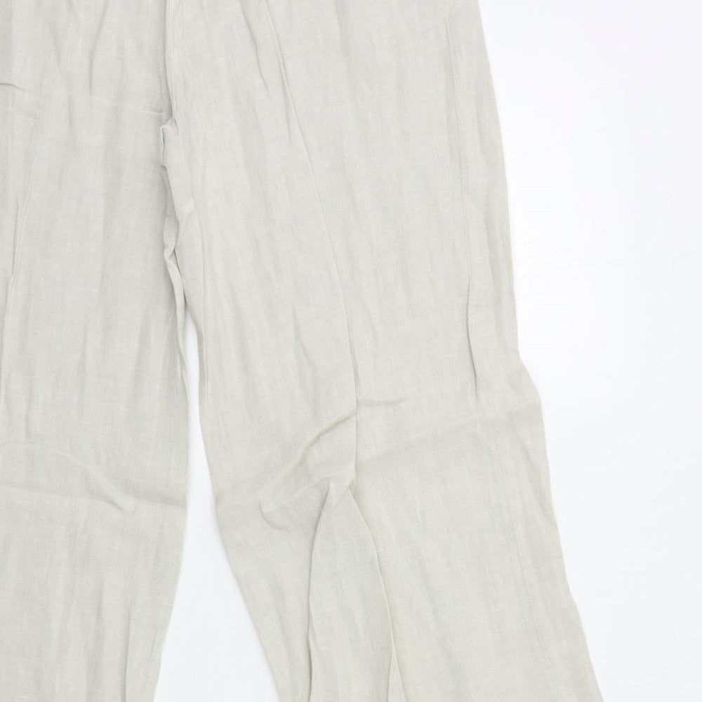 Preworn Womens Grey Windbreaker Trousers Size 18 L30 in