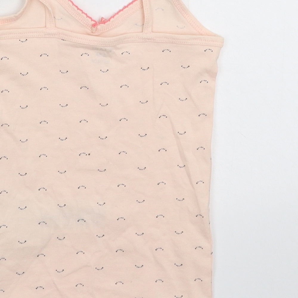 Kiabi Girls Beige Basic Tank Size 4-5 Years