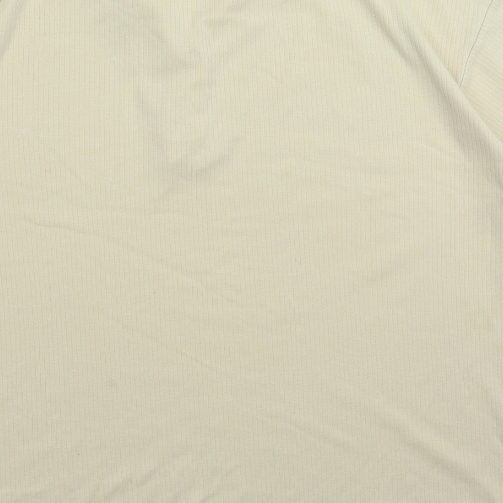 Cozzi Womens Beige Basic Polo One Size
