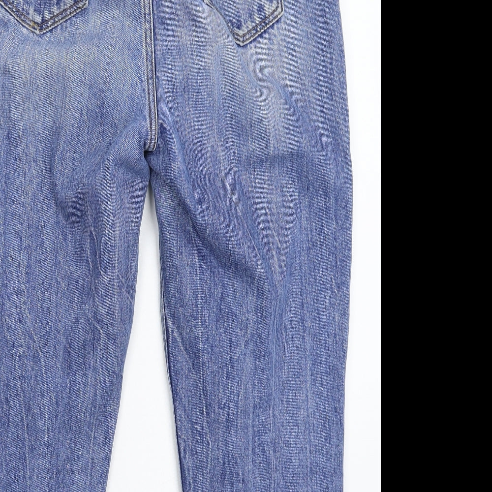 ASOS Womens Blue Denim Cropped Jeans Size 30 in L21 in