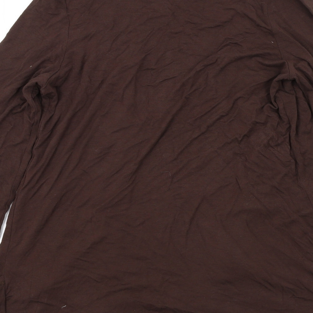 Sassy Womens Brown Cardigan Jumper Size S