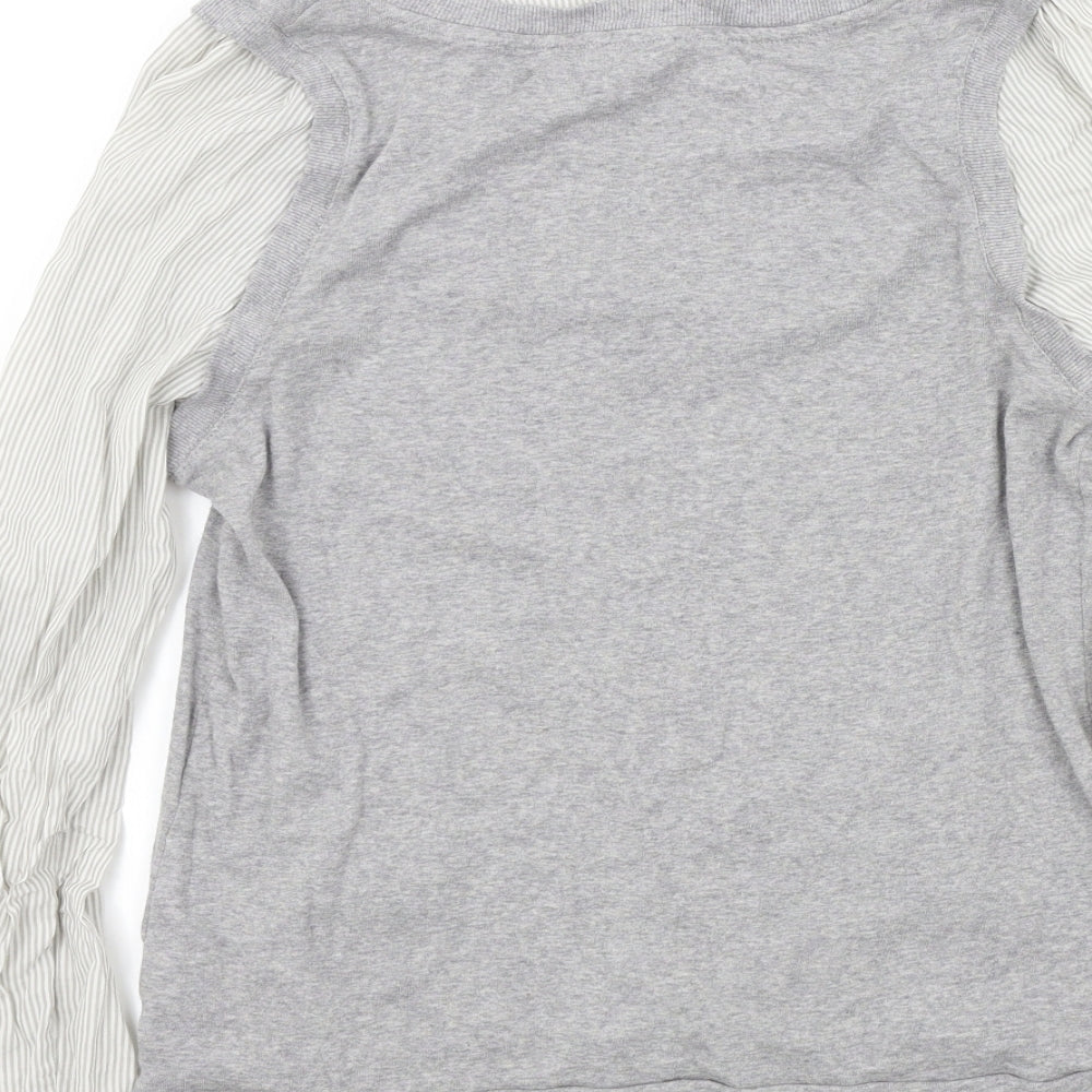 Marks & Spencer Womens Grey Pullover Jumper Size 16