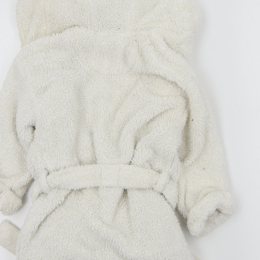 NEXT Girls Silver Colourblock Top Robe Size 5-6 Years
