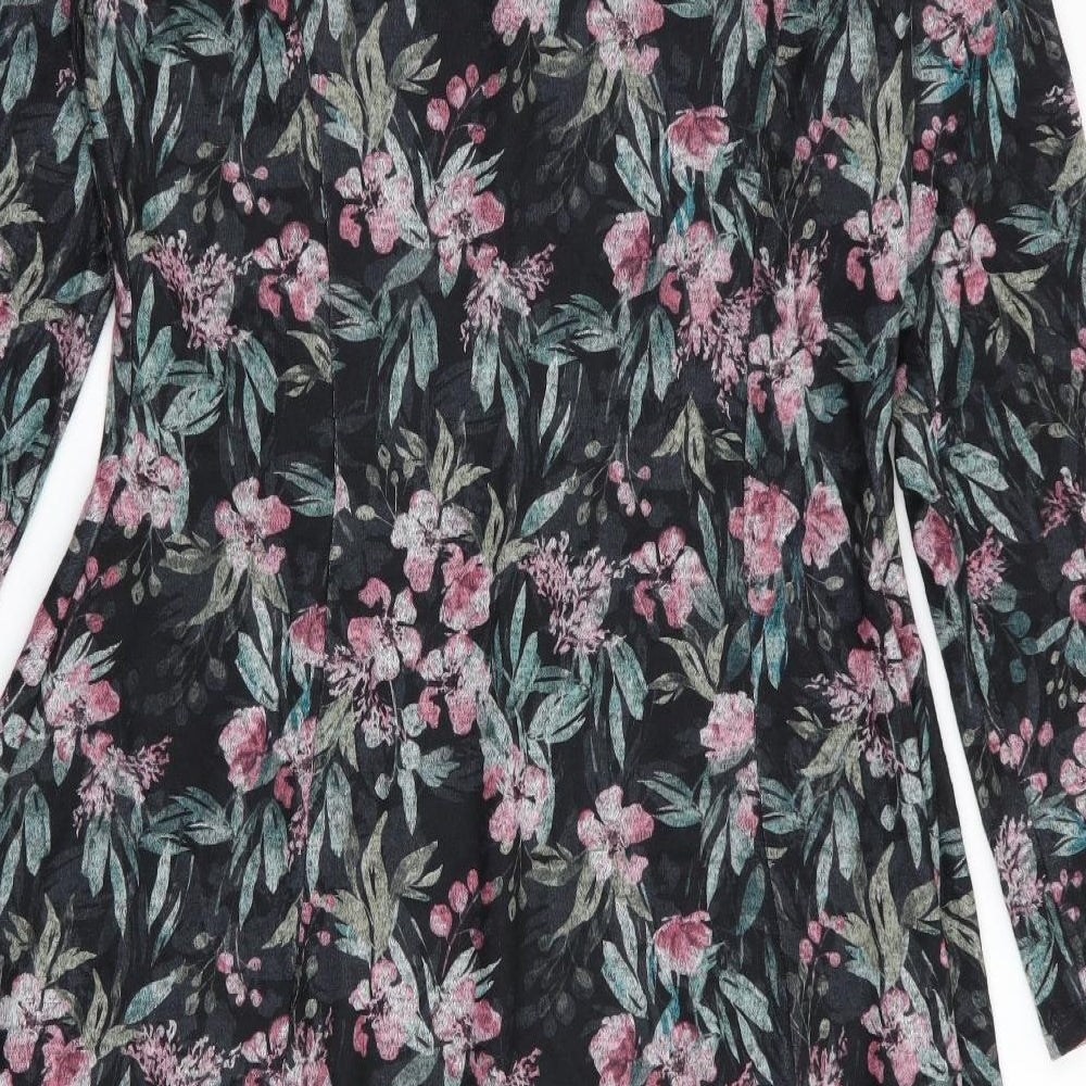 Cotton Traders Womens Multicoloured Floral Fit & Flare Size 12