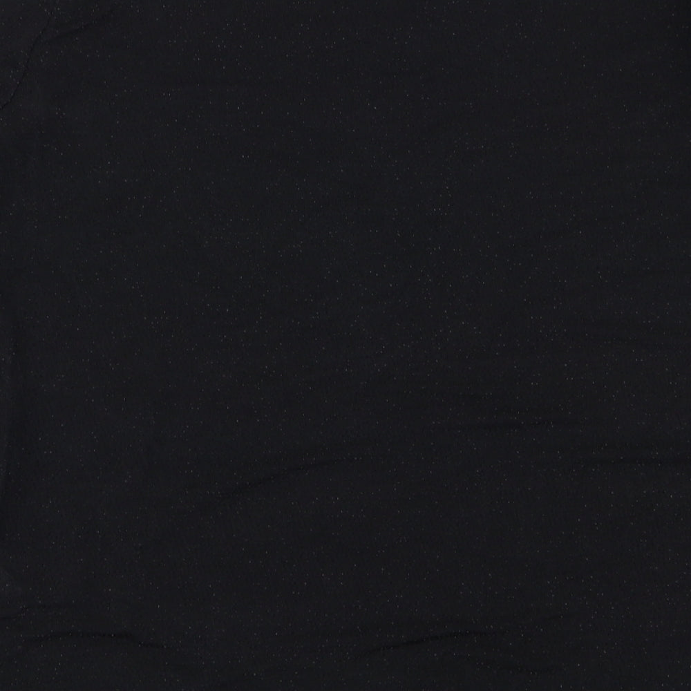 Quiz Womens Black Basic T-Shirt Size 10