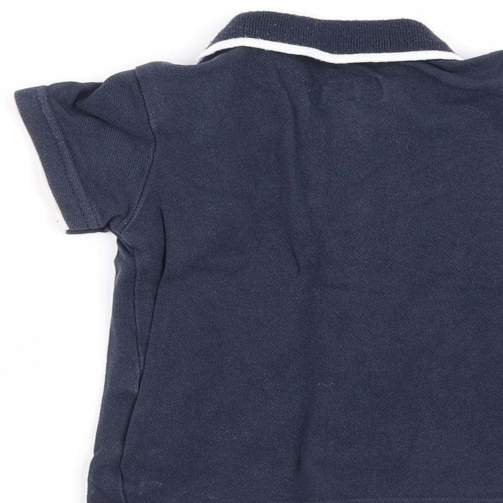 Lee Cooper Boys Blue Basic Polo Size 18-24 Months
