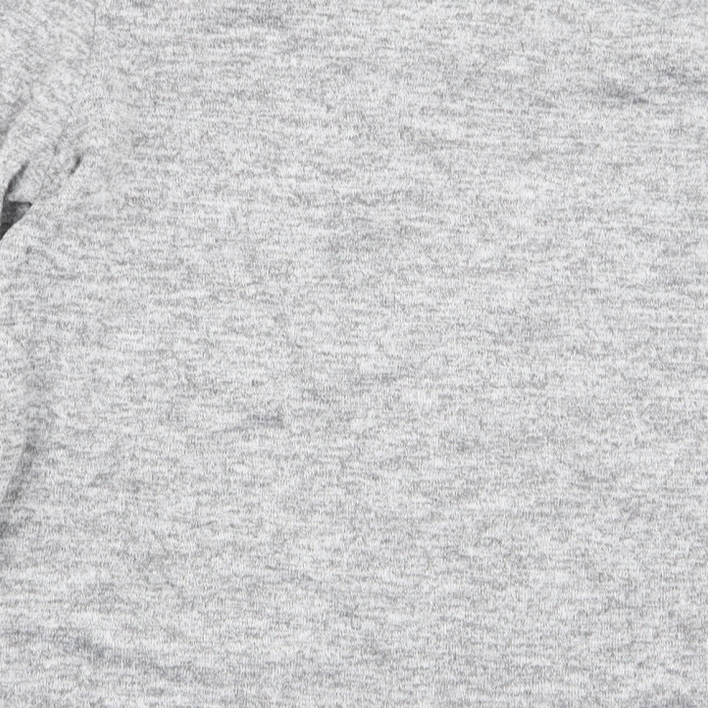 Bella Womens Grey Basic T-Shirt Size M