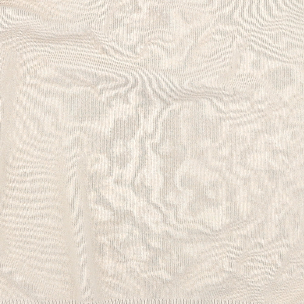 PRETTYLITTLETHING Womens Beige Pullover Jumper Size M