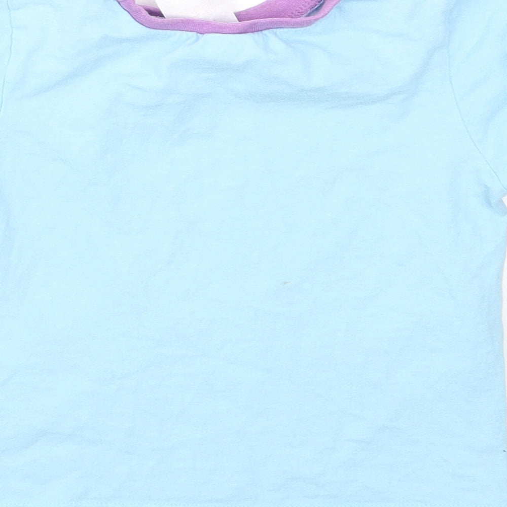 Nickelodeon Girls Multicoloured Animal Print Basic T-Shirt Size 3-4 Years