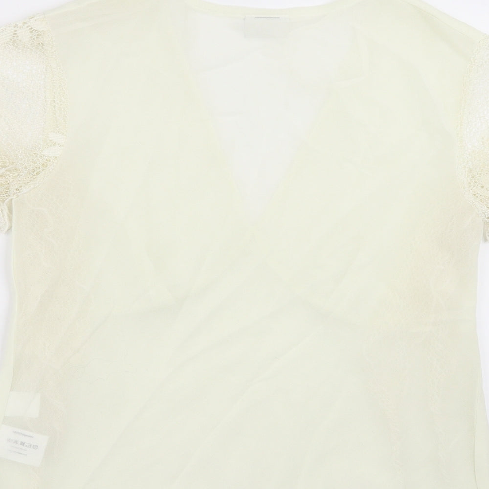 Roman Originals Womens Ivory Basic Blouse Size 16