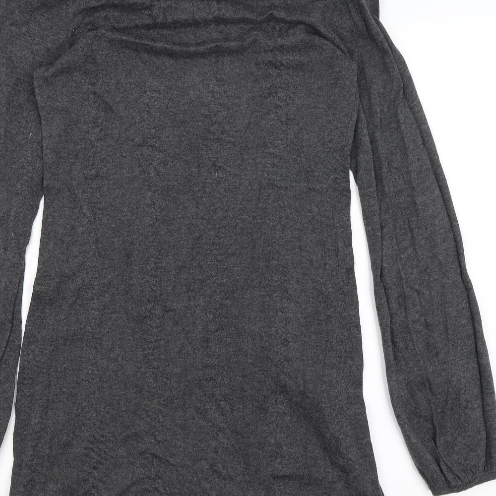 Preworn Womens Grey T-Shirt Dress Size S