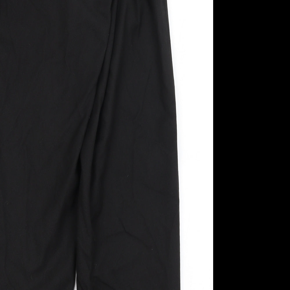 Preworn Womens Black Trousers Size XL L27 in