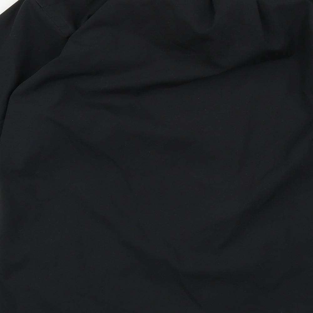 Next Mens Black Button-Up Size 15