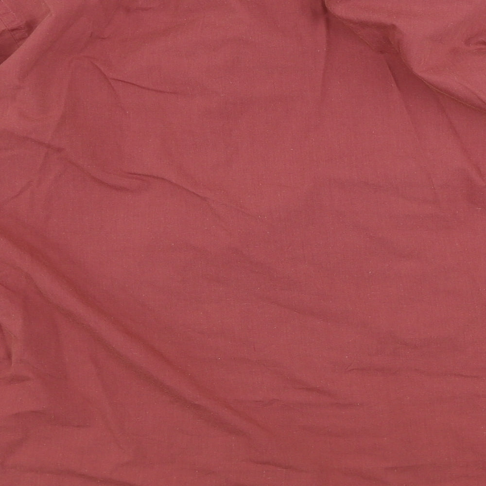 london road Mens Red Button-Up Size 16
