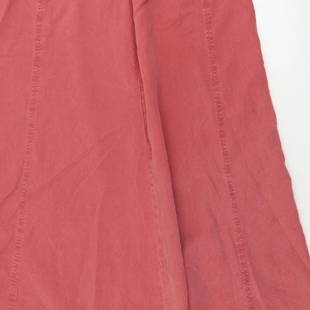 St Michael Womens Red A-Line Skirt Size 30 in