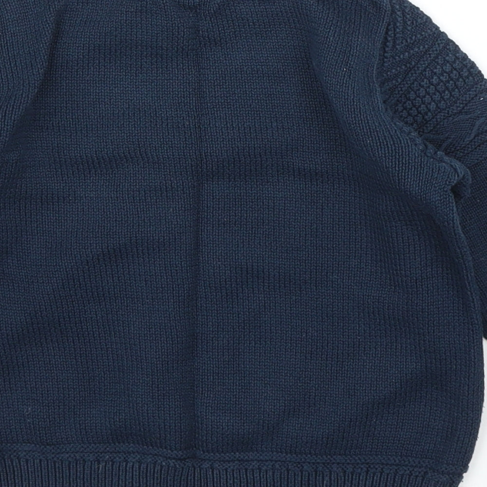 H&M Boys Blue Pullover Jumper Size 3 Years