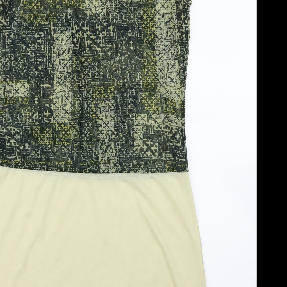 Sandwich Womens Green A-Line Size L
