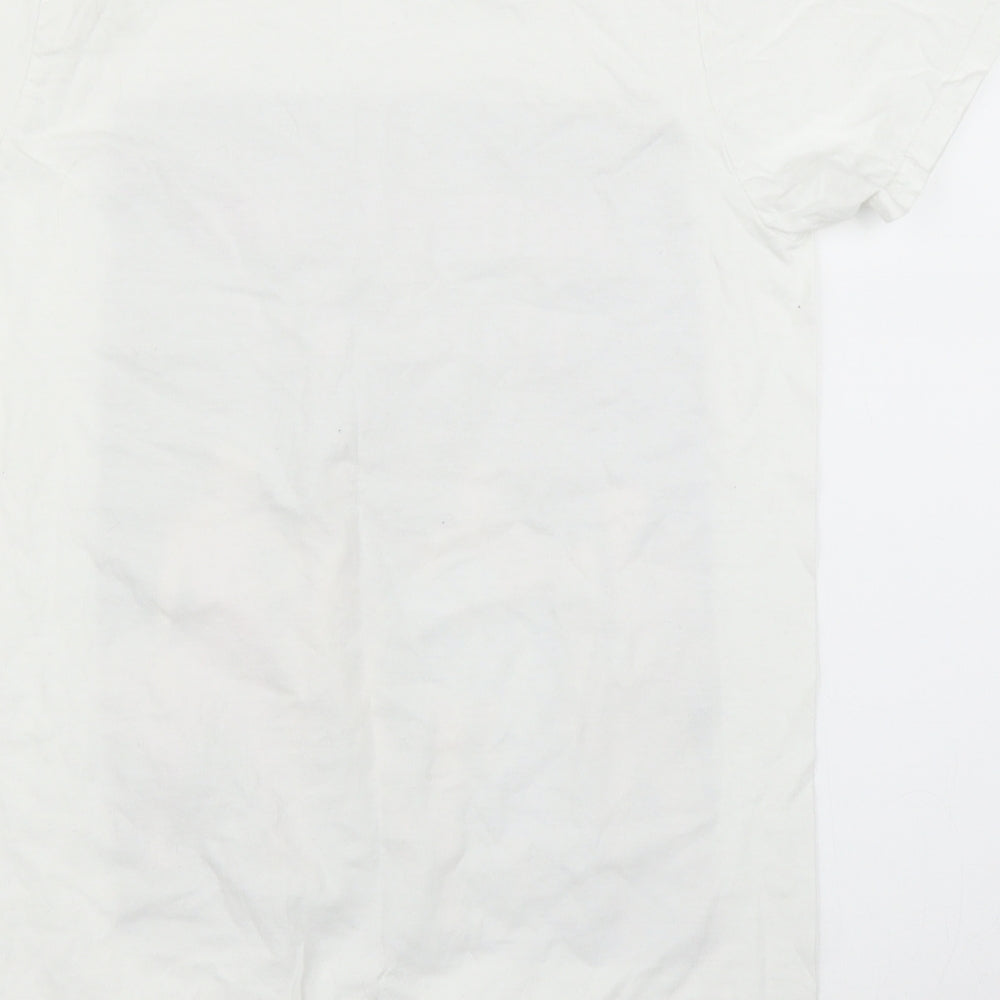 Gildan Womens White Basic T-Shirt Size S