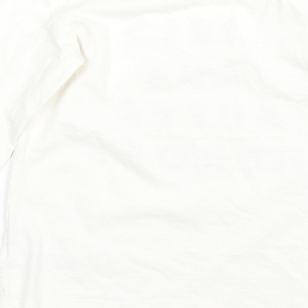NEXT Girls White Basic T-Shirt Size 10 Years