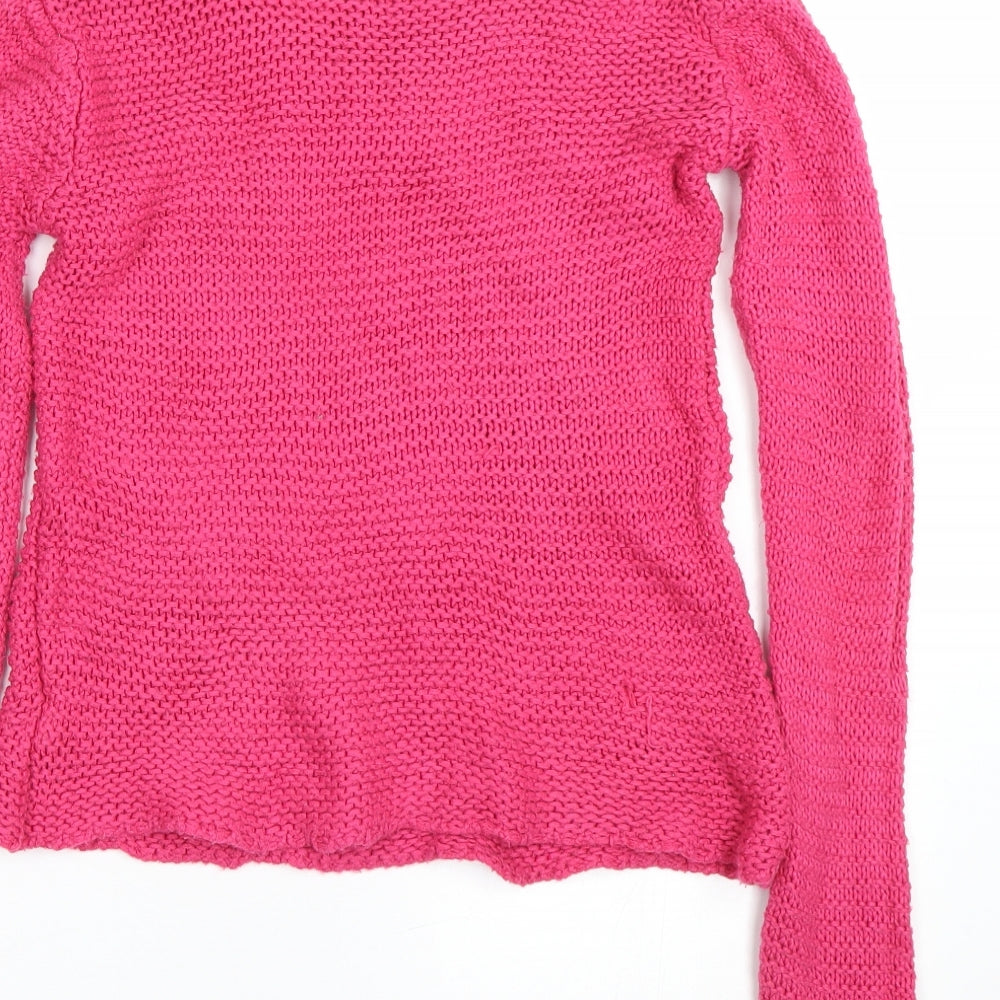 St Bernard Girls Pink Pullover Jumper Size 9 Years