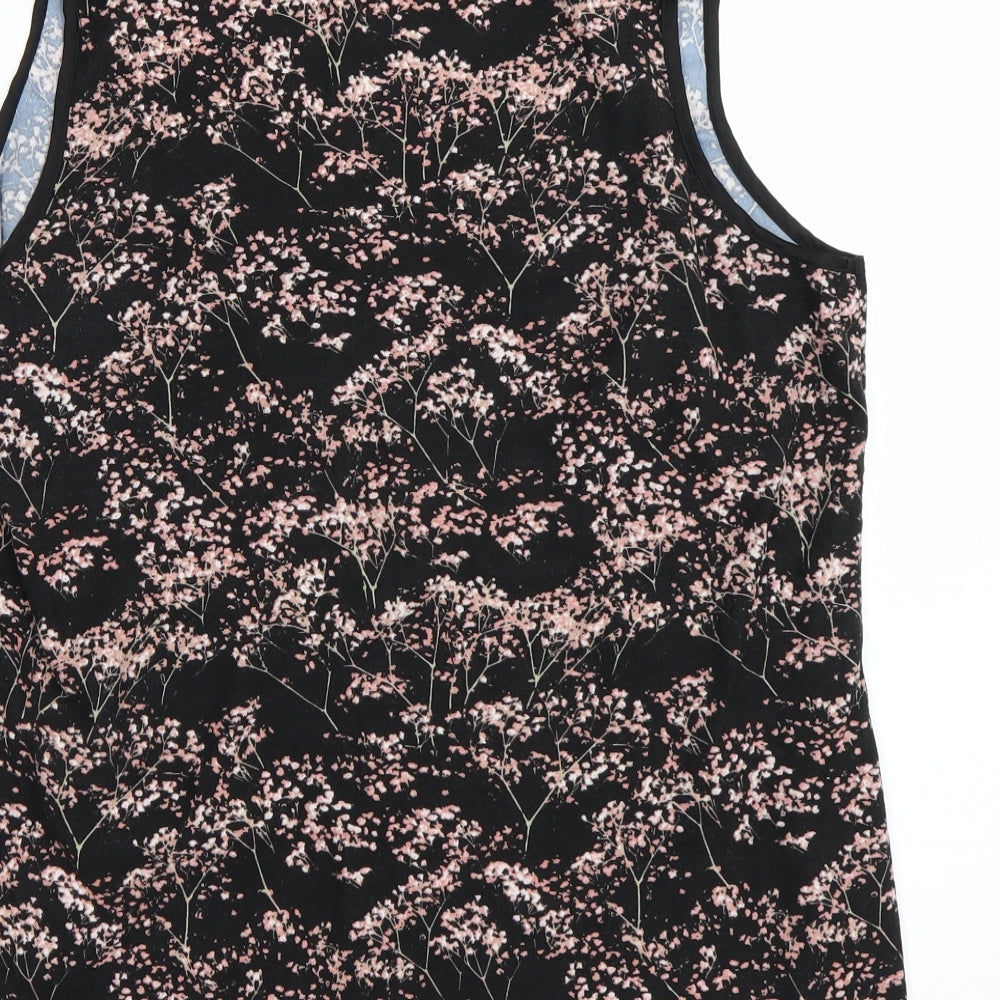 Love to lounge Womens Black Floral Top Pyjama Top Size L