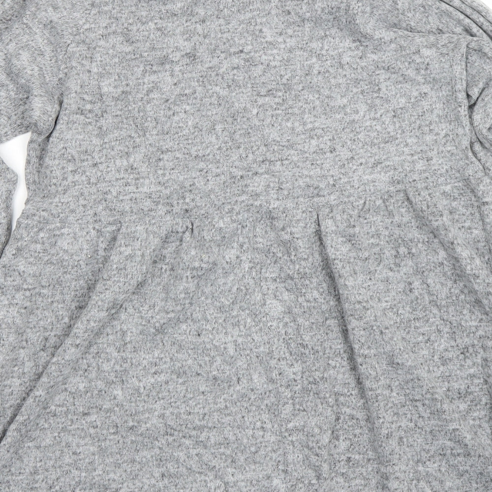 New Look Womens Grey Jumper Dress Size 10