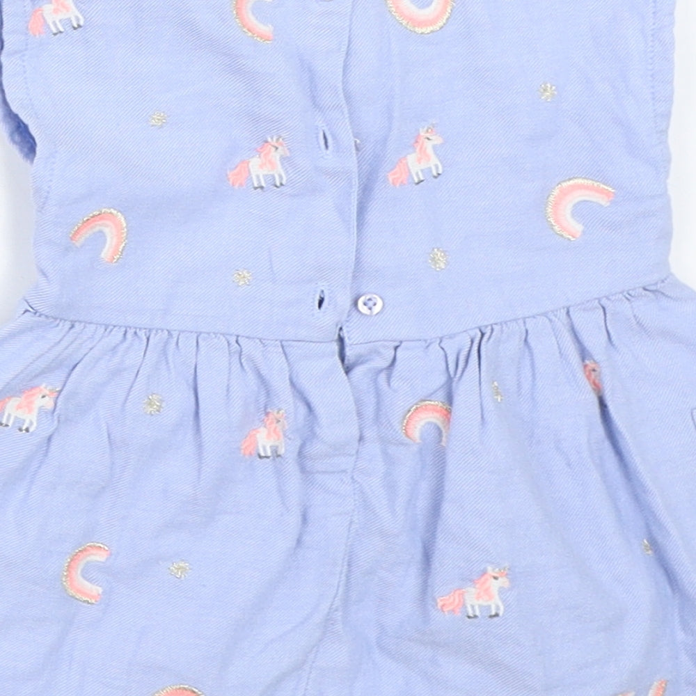 NEXT Girls Blue Fit & Flare Size 3-6 Months