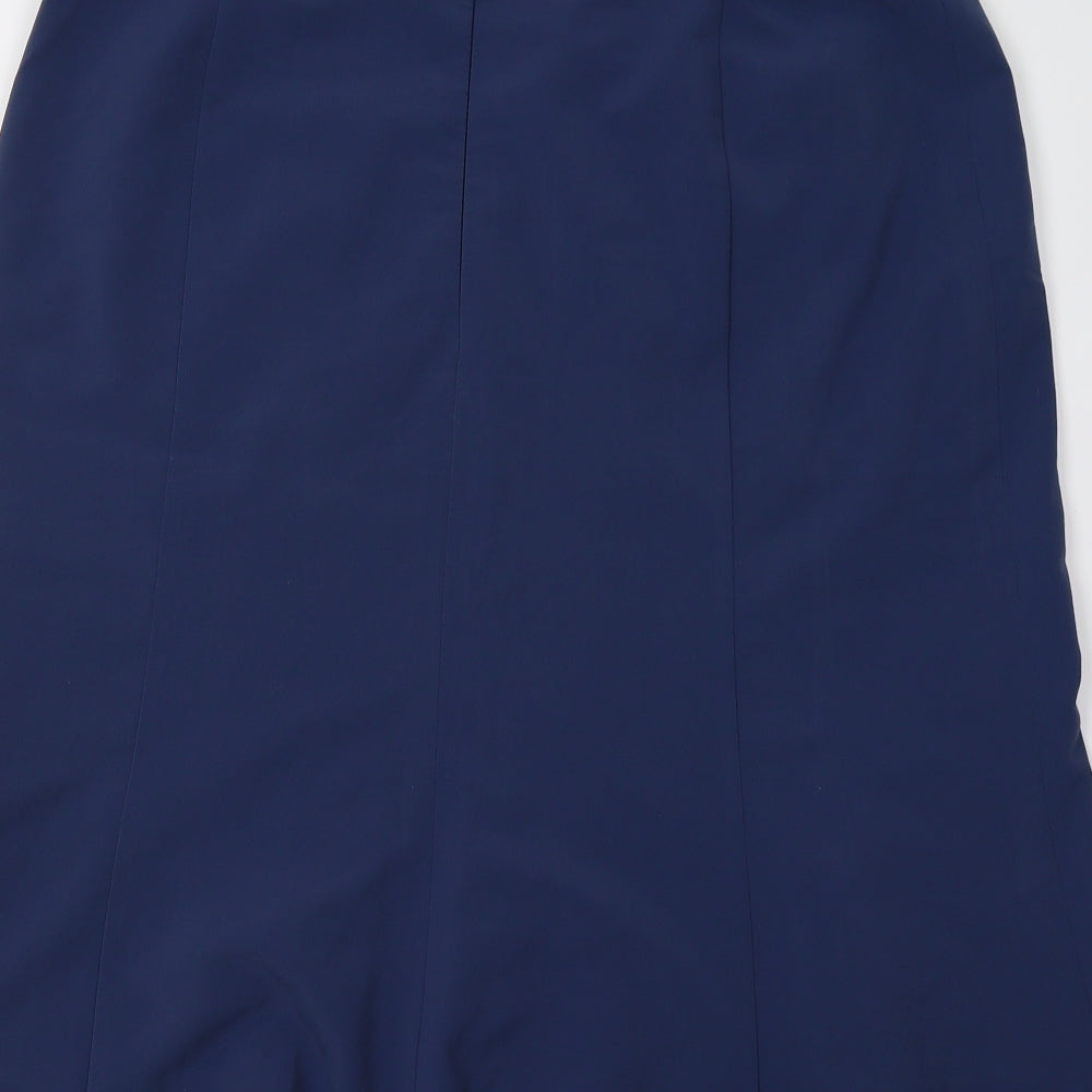 eugen klein Womens Blue A-Line Skirt Size 16