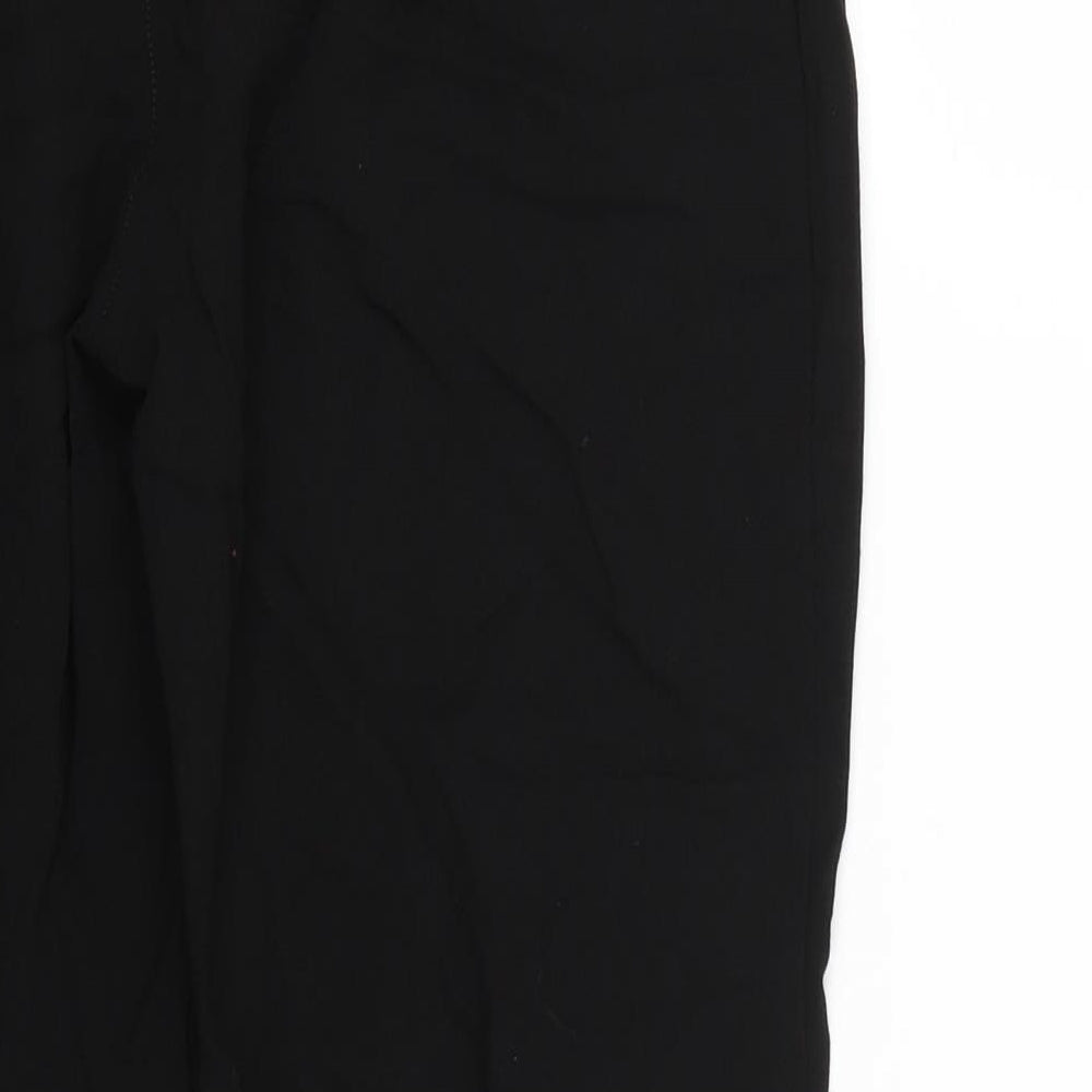 Boohoo Womens Black Trousers Size 12 L24 in