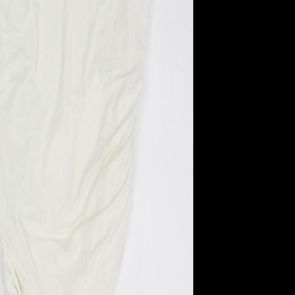 PRETTYLITTLETHING Womens White A-Line Size 10