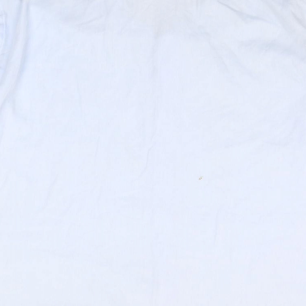 Matalan Mens Blue Button-Up Size 17.5