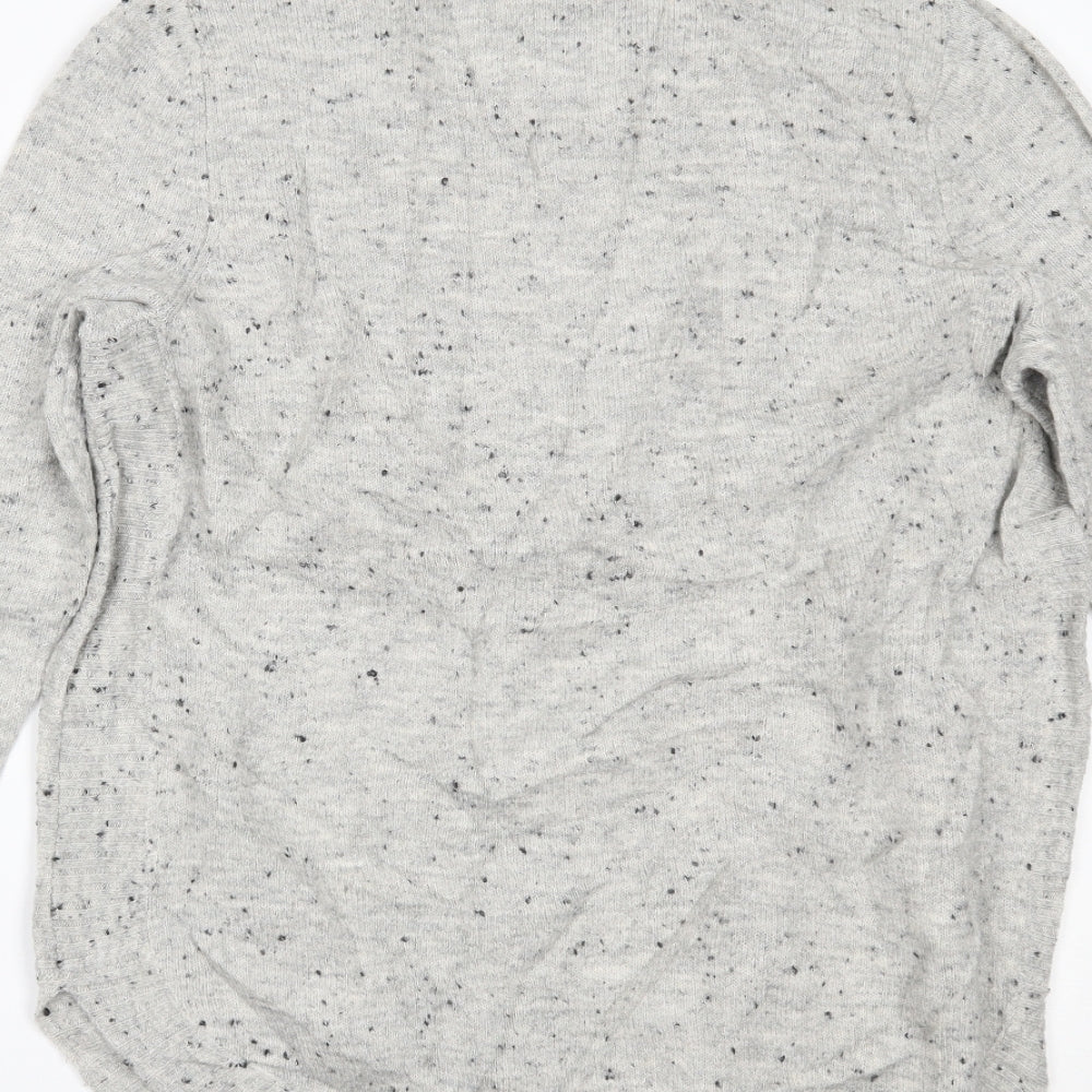 Wallis Womens Grey Basic Blouse Size M