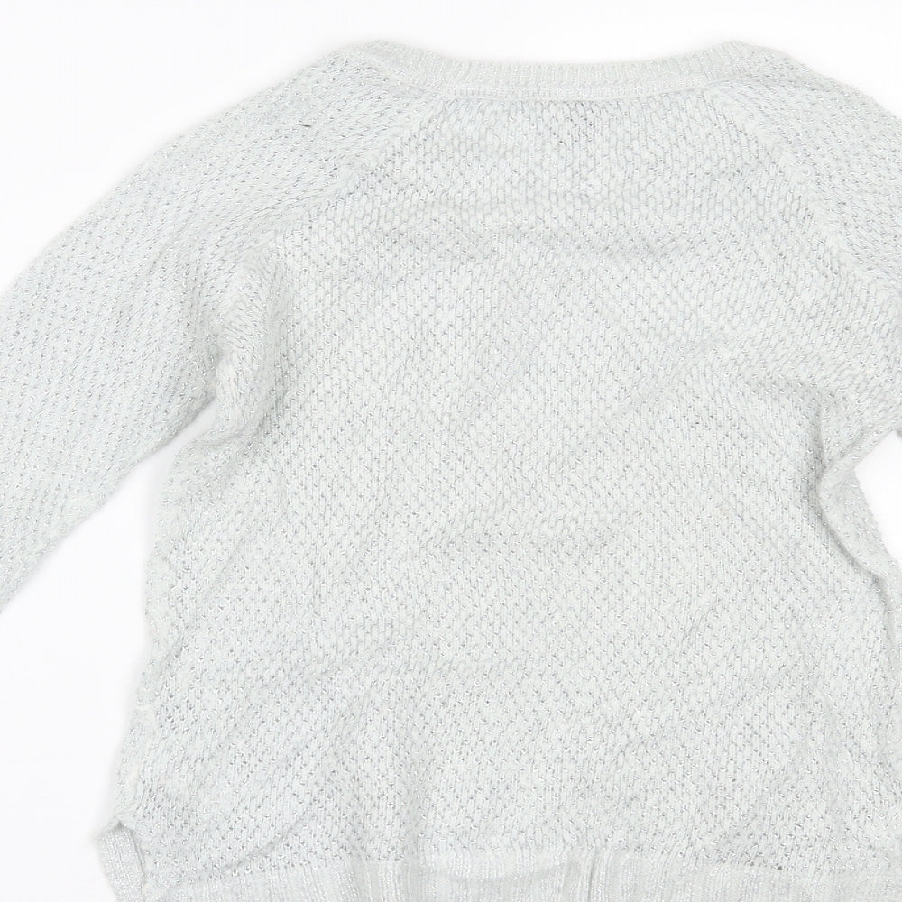 H&M Womens Blue Basic Blouse Size S