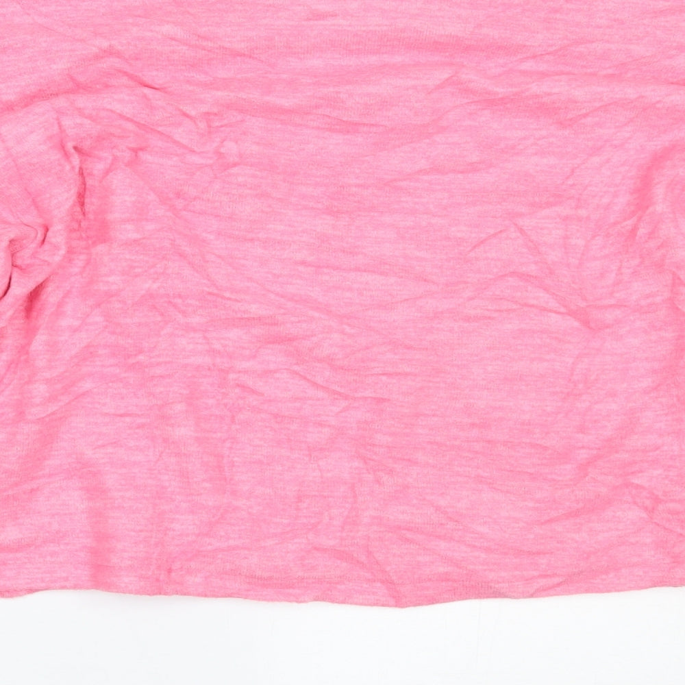 H&M Womens Pink Pullover Jumper Size S